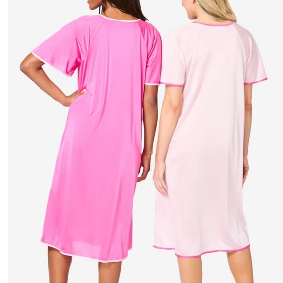 NWT Only Necessities 2 Pack Nylon
Nightgowns Plus Size 4X 5X 34 36 Pink - Picture 4 of 5